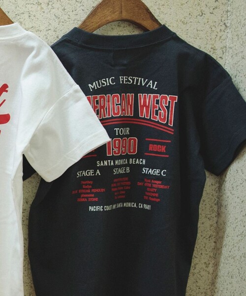 DRC branshes(ディーアールシーブランシェス)の「【WEB限定/DRC/お肌に嬉しい綿100%】アソートグラフィック半袖Tシャツ(Tシャツ/カットソー・キッズ・フューシャピンク/ブルー/オフホワイト/チャコールグレー/その他4/ブラック/その他3/ネイビー/その他1/ラベンダー/その他2/カラフル/グリーン/ライム/キャメル/ライトグリーン/レッド・90/100/130/160/140/150/110/120)」の4枚目の写真