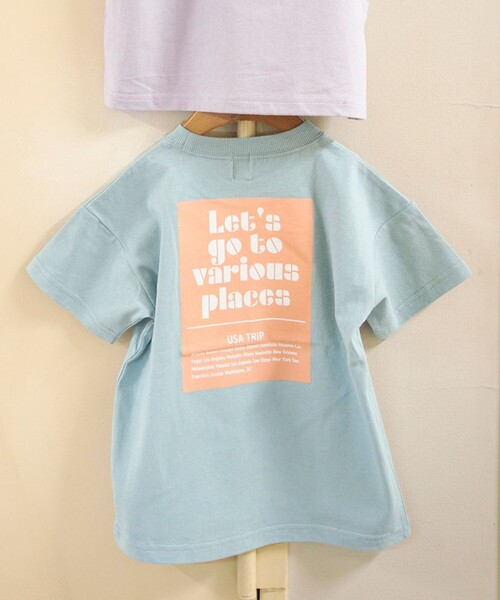 DRC branshes(ディーアールシーブランシェス)の「【WEB限定/DRC/お肌に嬉しい綿100%】アソートグラフィック半袖Tシャツ(Tシャツ/カットソー・キッズ・フューシャピンク/ブルー/オフホワイト/チャコールグレー/その他4/ブラック/その他3/ネイビー/その他1/ラベンダー/その他2/カラフル/グリーン/ライム/キャメル/ライトグリーン/レッド・90/100/130/160/140/150/110/120)」の7枚目の写真