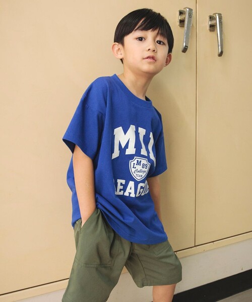 DRC branshes(ディーアールシーブランシェス)の「【WEB限定/DRC/お肌に嬉しい綿100%】アソートグラフィック半袖Tシャツ(Tシャツ/カットソー・キッズ・フューシャピンク/ブルー/オフホワイト/チャコールグレー/その他4/ブラック/その他3/ネイビー/その他1/ラベンダー/その他2/カラフル/グリーン/ライム/キャメル/ライトグリーン/レッド・90/100/130/160/140/150/110/120)」の20枚目の写真