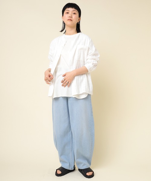 RNA-N(アールエヌエーエヌ)の「M2214 ポンチョT(Tシャツ/カットソー・レディース・キャメル/オフホワイト/ブラック・MEDIUM)」の14枚目の写真
