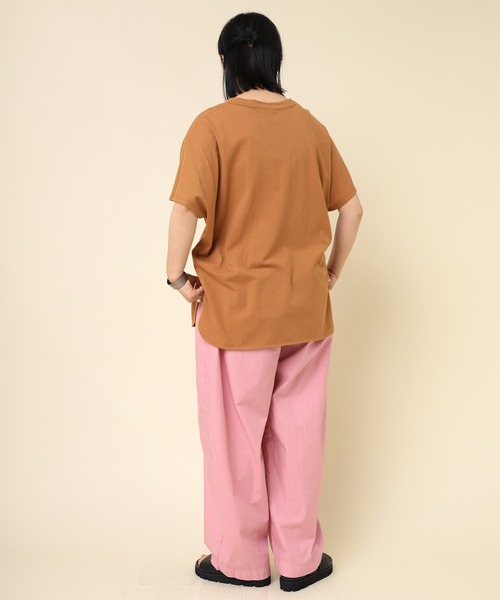 RNA-N(アールエヌエーエヌ)の「M2214 ポンチョT(Tシャツ/カットソー・レディース・キャメル/オフホワイト/ブラック・MEDIUM)」の22枚目の写真
