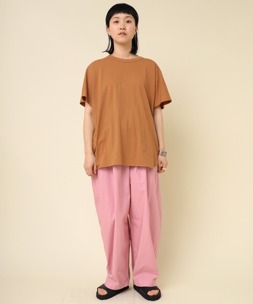 RNA-N(アールエヌエーエヌ)の「M2214 ポンチョT(Tシャツ/カットソー・レディース・キャメル/オフホワイト/ブラック・MEDIUM)」の20枚目の写真