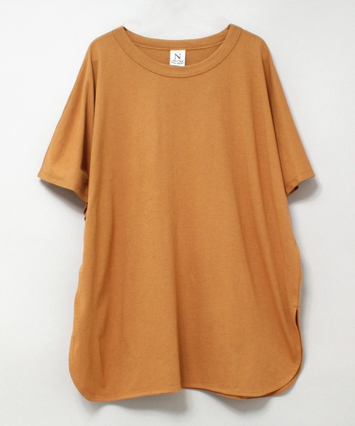 RNA-N(アールエヌエーエヌ)の「M2214 ポンチョT(Tシャツ/カットソー・レディース・キャメル/オフホワイト/ブラック・MEDIUM)」の8枚目の写真
