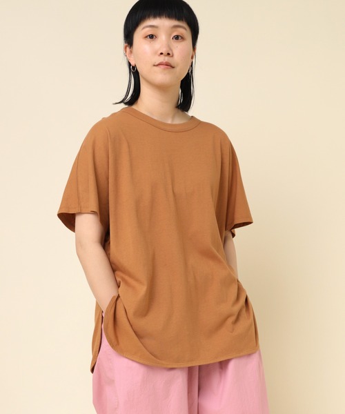 RNA-N(アールエヌエーエヌ)の「M2214 ポンチョT(Tシャツ/カットソー・レディース・キャメル/オフホワイト/ブラック・MEDIUM)」の16枚目の写真