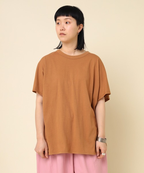 RNA-N(アールエヌエーエヌ)の「M2214 ポンチョT(Tシャツ/カットソー・レディース・キャメル/オフホワイト/ブラック・MEDIUM)」の17枚目の写真