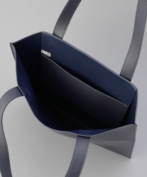 coen(コーエン)の「The gift shop(ザ・ギフト・ショップ)レザーライクトートバッグ(トートバッグ・メンズ・ブラック/オフホワイト/シルバー/ネイビー・FREE)」の6枚目の写真