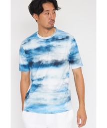 HIGH STREET | HIGH STREET∴ミスティープリント鹿の子クルーネック半袖カットソー(Tシャツ/カットソー)