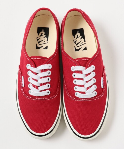 BEAMS BOY（ビームスボーイ）の「VANS / AUTHENTIC REISSUE 44（スニーカー・レディース・レッド・5/5h/6/6h）」の3枚目の写真