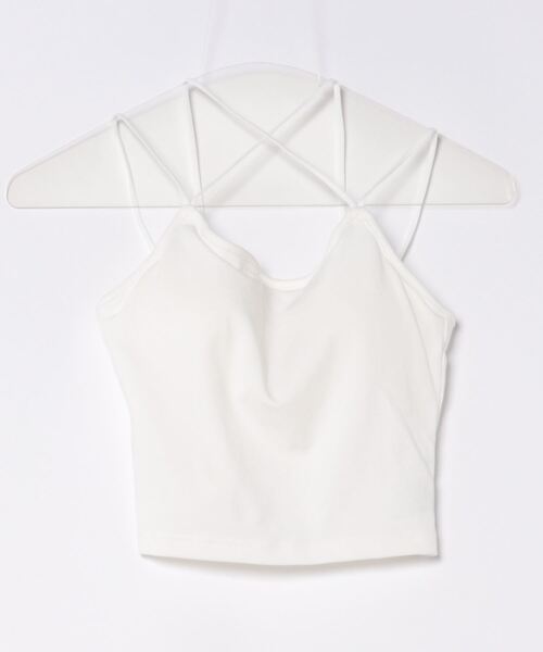 REDYAZEL（レディアゼル）の「カップ付きインナーキャミソール（キャミソール・レディース・ブラック/オフホワイト/ライトグレー・FREE）」の2枚目の写真
