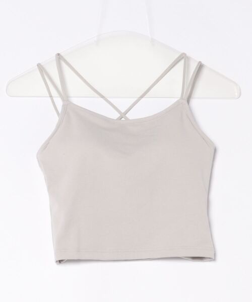 REDYAZEL（レディアゼル）の「カップ付きインナーキャミソール（キャミソール・レディース・ブラック/オフホワイト/ライトグレー・FREE）」の3枚目の写真