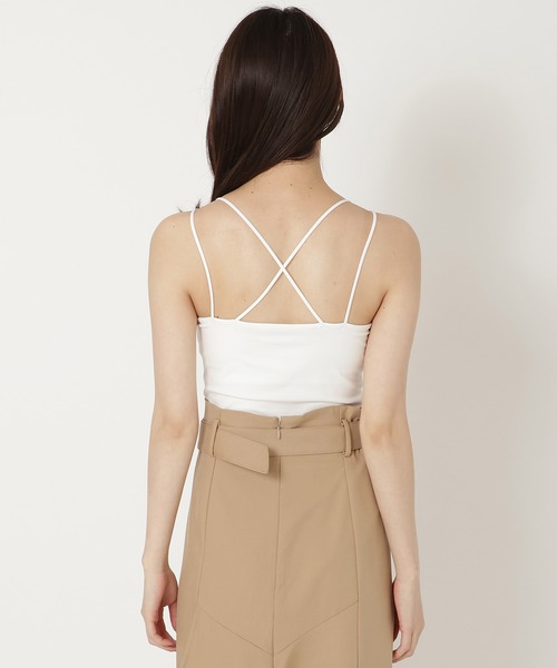 REDYAZEL（レディアゼル）の「カップ付きインナーキャミソール（キャミソール・レディース・ブラック/オフホワイト/ライトグレー・FREE）」の5枚目の写真