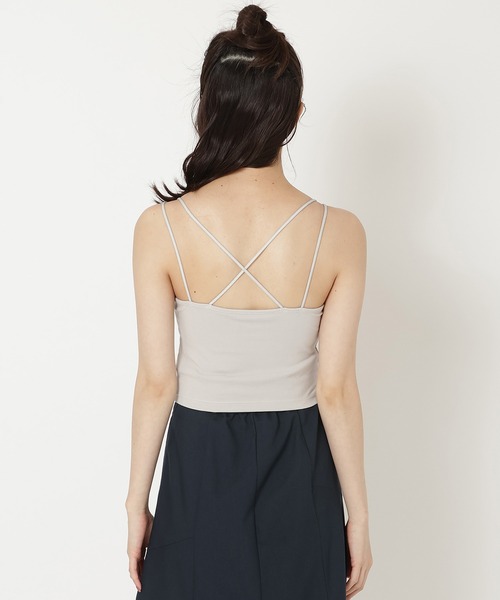 REDYAZEL（レディアゼル）の「カップ付きインナーキャミソール（キャミソール・レディース・ブラック/オフホワイト/ライトグレー・FREE）」の19枚目の写真