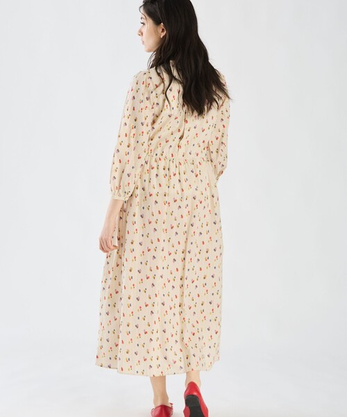To b. by agnes b.(トゥービーバイアニエスベー)の「スプラッシュプリントワンピース(ワンピース・レディース・ホワイト系その他・40/38/36)」の5枚目の写真