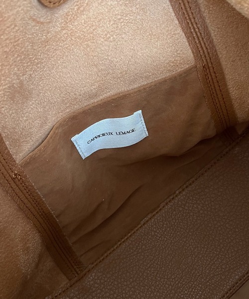 CAPRICIEUX LE'MAGE（カプリシューレマージュ）の「ソフトレザートート（トートバッグ・レディース・ホワイト系その他/モカ/ブラック・FREE）」の9枚目の写真