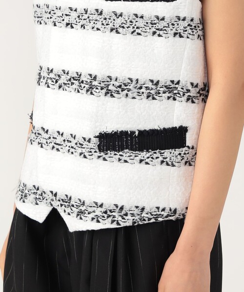 TOMORROWLAND .B（トゥモローランドビー）の「2トーンツイードジレ