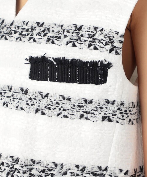 TOMORROWLAND .B（トゥモローランドビー）の「2トーンツイードジレ