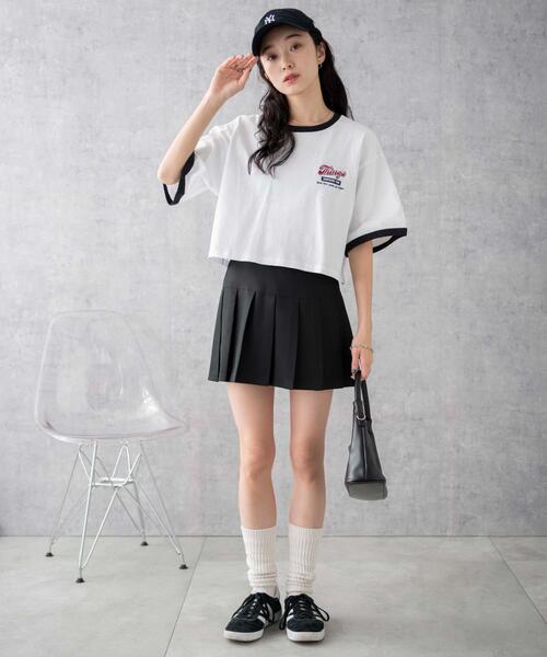 WEGO(ウィゴー)の「WEGO/リンガーグラフィックショートT(Tシャツ/カットソー・レディース・オフホワイト/ホワイト/その他2/その他1/その他3/レッド・SMALL/MEDIUM)」の13枚目の写真