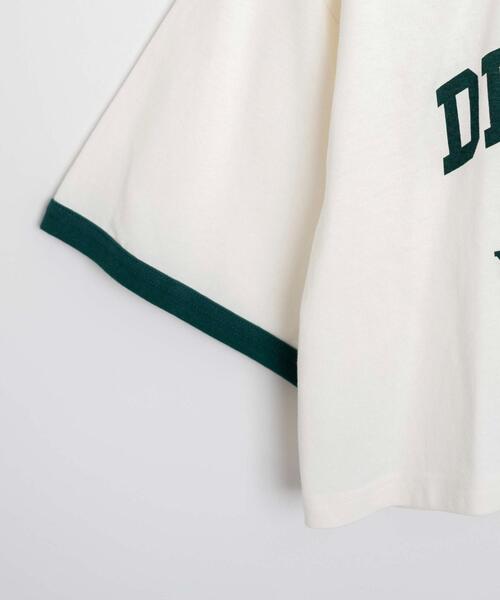 WEGO(ウィゴー)の「WEGO/リンガーグラフィックショートT(Tシャツ/カットソー・レディース・オフホワイト/ホワイト/その他2/その他1/その他3/レッド・SMALL/MEDIUM)」の7枚目の写真