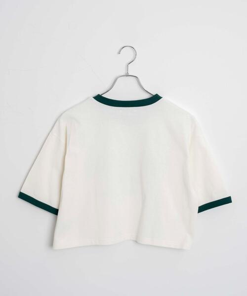 WEGO(ウィゴー)の「WEGO/リンガーグラフィックショートT(Tシャツ/カットソー・レディース・オフホワイト/ホワイト/その他2/その他1/その他3/レッド・SMALL/MEDIUM)」の9枚目の写真