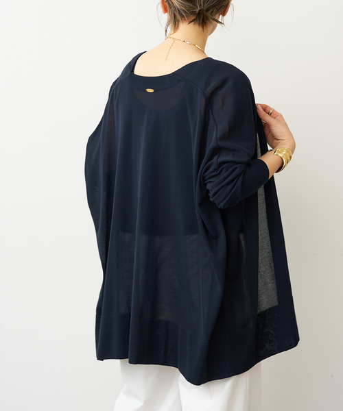 Deuxieme Classe shake code ネイビー カーディガン shake code ショート カーディガン（カーディガン）｜Deuxieme Classe