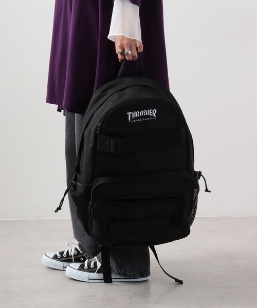 THRASHER（スラッシャー）の「JUNESELECT THRASHER　２５Ｌバックパック（バックパック/リュック・メンズ・ブラック・FREE）」の13枚目の写真