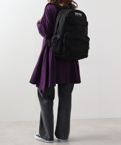 THRASHER（スラッシャー）の「JUNESELECT THRASHER　２５Ｌバックパック（バックパック/リュック・メンズ・ブラック・FREE）」の16枚目の写真