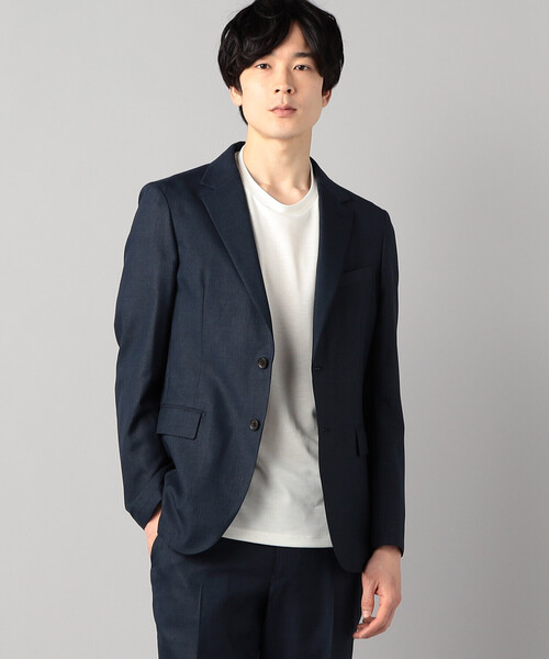 COMME CA MEN(コムサメン)の「【セットアップ対応】シャドー千鳥 ジャケット(スーツジャケット・メンズ・ネイビー/ブラック/オリーブ・M/L/S)」の3枚目の写真