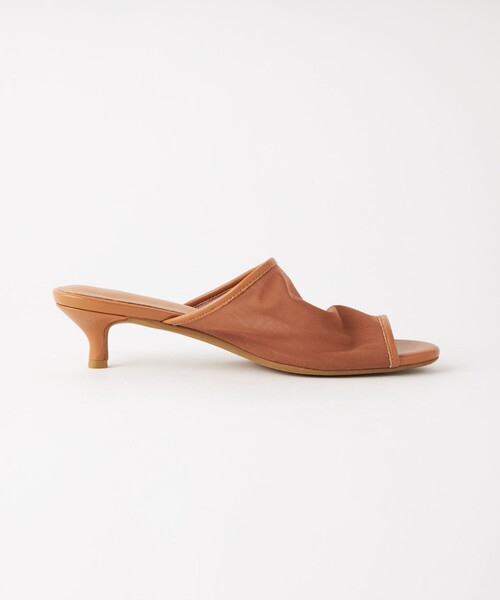 green label relaxing（グリーンレーベルリラクシング）の「ストレッチ チュール ミュール(4cmヒール)（サンダル・レディース・ブラック/ブラウン・S/L/M）」の14枚目の写真