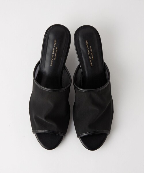 green label relaxing（グリーンレーベルリラクシング）の「ストレッチ チュール ミュール(4cmヒール)（サンダル・レディース・ブラック/ブラウン・S/L/M）」の17枚目の写真