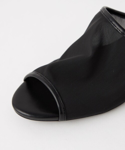 green label relaxing（グリーンレーベルリラクシング）の「ストレッチ チュール ミュール(4cmヒール)（サンダル・レディース・ブラック/ブラウン・S/L/M）」の18枚目の写真