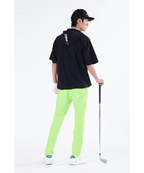 New Balance Golf(ニューバランスゴルフ)の「【new balance golf】ストレッチ 撥水 ハーフジップ プルオーバー フーディー (MENS SPORT)(ジャージ・メンズ・ブラック/ベージュ系その他・MEDIUM/LARGE/X-LARGE)」の7枚目の写真