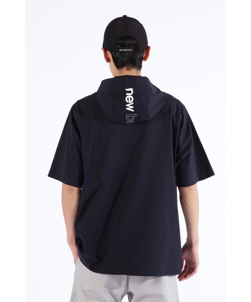 New Balance Golf(ニューバランスゴルフ)の「【new balance golf】ストレッチ 撥水 ハーフジップ プルオーバー フーディー (MENS SPORT)(ジャージ・メンズ・ブラック/ベージュ系その他・MEDIUM/LARGE/X-LARGE)」の9枚目の写真