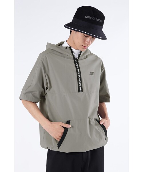 New Balance Golf(ニューバランスゴルフ)の「【new balance golf】ストレッチ 撥水 ハーフジップ プルオーバー フーディー (MENS SPORT)(ジャージ・メンズ・ブラック/ベージュ系その他・MEDIUM/LARGE/X-LARGE)」の21枚目の写真