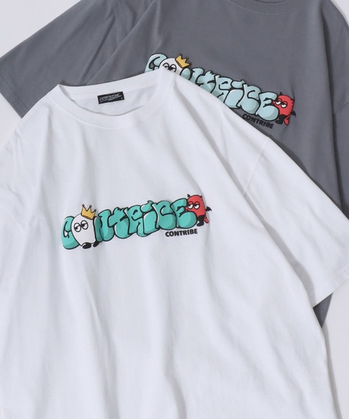 SITRY(シトリー)の「Ghost T-shirt/ゴースト ワンポイント刺繍 発泡プリント バックプリント 半袖Tシャツ レディース メンズ(Tシャツ/カットソー・メンズ・ブラック/ホワイト/グレー/ネイビー/ホワイト系その他/ブルー系その他/ブラック系その他/ブラック系その他2/ホワイト系その他2/ホワイト系その他5/ホワイト系その他6/ホワイト系その他4/ブラック系その他3/ブラック系その他5/ホワイト系その他3/ブラック系その他4/ブラック系その他6・M/L)」の3枚目の写真