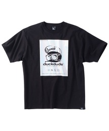 b-one-soul ビーワンソウル DUCK DUDEメタリック半袖Tシャツ 大きいサイズ ビッグシルエット オーバーサイズ