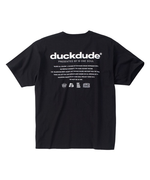 B ONE SOUL(ビーワンソウル)の「b-one-soul ビーワンソウル DUCK DUDEメタリック半袖Tシャツ 大きいサイズ ビッグシルエット オーバーサイズ(Tシャツ/カットソー・メンズ・ブラック/ホワイト・3L/4L/5L/6L)」の7枚目の写真