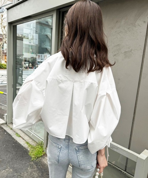 one after another NICE CLAUP(ワンアフターアナザーナイスクラップ)の「袖ドロストリボンシャツ(シャツ/ブラウス・レディース・ブルー系その他/レッド系その他/ピンク/オフホワイト・FREE)」の13枚目の写真