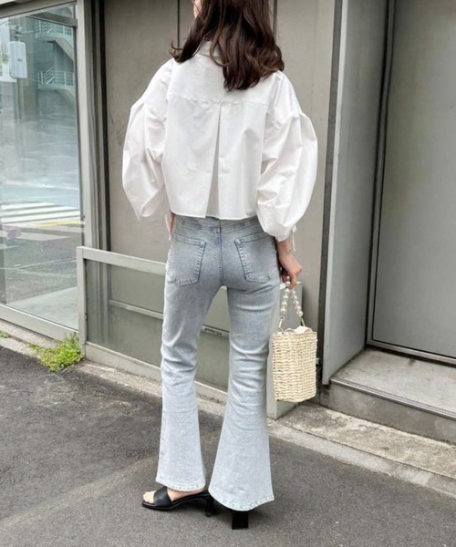 one after another NICE CLAUP(ワンアフターアナザーナイスクラップ)の「袖ドロストリボンシャツ(シャツ/ブラウス・レディース・ブルー系その他/レッド系その他/ピンク/オフホワイト・FREE)」の15枚目の写真
