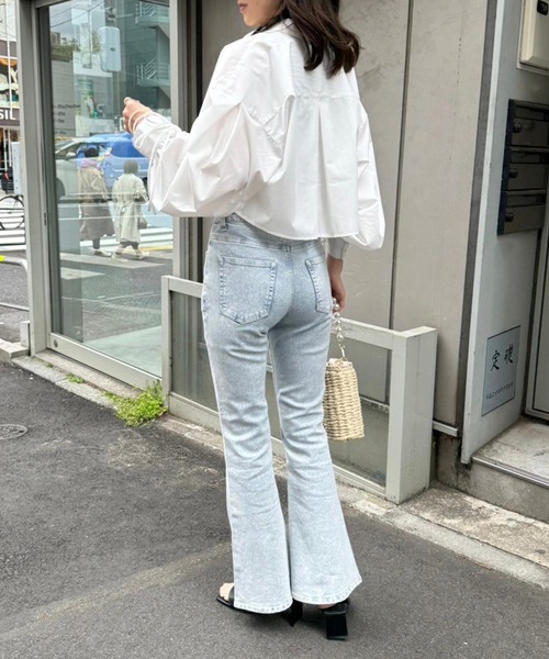 one after another NICE CLAUP(ワンアフターアナザーナイスクラップ)の「袖ドロストリボンシャツ(シャツ/ブラウス・レディース・ブルー系その他/レッド系その他/ピンク/オフホワイト・FREE)」の16枚目の写真