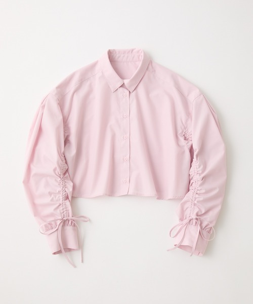 袖ドロストリボンシャツ（シャツ/ブラウス）｜one after another NICE