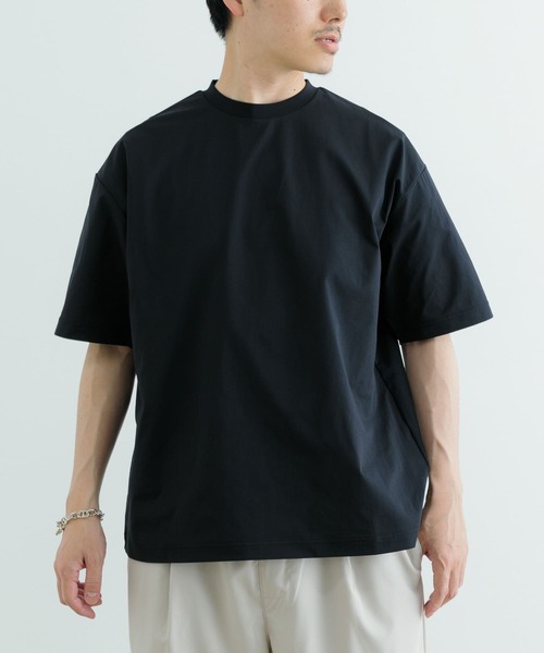 ITEMS URBANRESEARCH（アイテムズ アーバンリサーチ）の「速乾×冷感 高機能天竺 Tシャツ（Tシャツ/カットソー・メンズ・ブラック/ベージュ/ホワイト・MEDIUM/LARGE）」の11枚目の写真