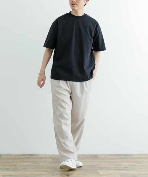 ITEMS URBANRESEARCH（アイテムズ アーバンリサーチ）の「速乾×冷感 高機能天竺 Tシャツ（Tシャツ/カットソー・メンズ・ブラック/ベージュ/ホワイト・MEDIUM/LARGE）」の14枚目の写真