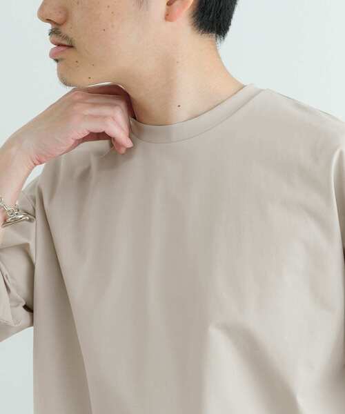 ITEMS URBANRESEARCH（アイテムズ アーバンリサーチ）の「速乾×冷感 高機能天竺 Tシャツ（Tシャツ/カットソー・メンズ・ブラック/ベージュ/ホワイト・MEDIUM/LARGE）」の15枚目の写真