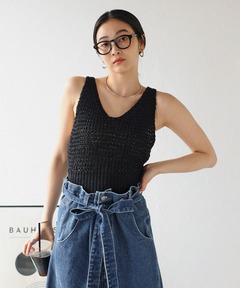 セール】2way Knit Bustier（ニット/セーター）｜anuke