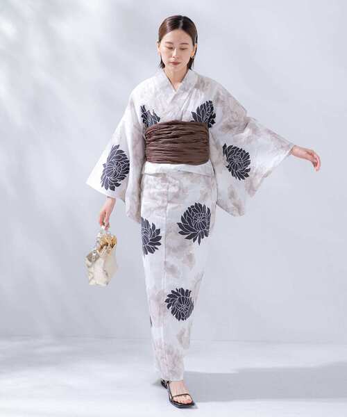 SENSE OF PLACE by URBAN RESEARCH（センスオブプレイスバイアーバンリサーチ）の「浴衣2点セットB(変織紅梅)（浴衣・レディース・ホワイト系その他/グリーン系その他/その他2/その他1・ONE）」の10枚目の写真