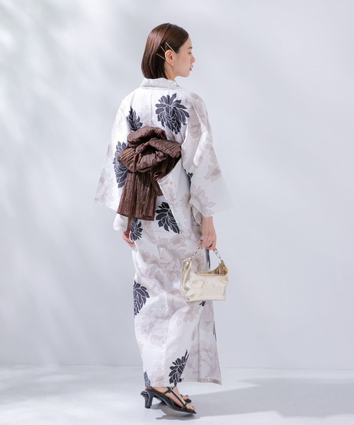 SENSE OF PLACE by URBAN RESEARCH（センスオブプレイスバイアーバンリサーチ）の「浴衣2点セットB(変織紅梅)（浴衣・レディース・ホワイト系その他/グリーン系その他/その他2/その他1・ONE）」の12枚目の写真