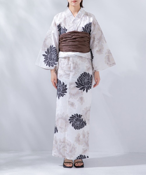SENSE OF PLACE by URBAN RESEARCH（センスオブプレイスバイアーバンリサーチ）の「浴衣2点セットB(変織紅梅)（浴衣・レディース・ホワイト系その他/グリーン系その他/その他2/その他1・ONE）」の14枚目の写真