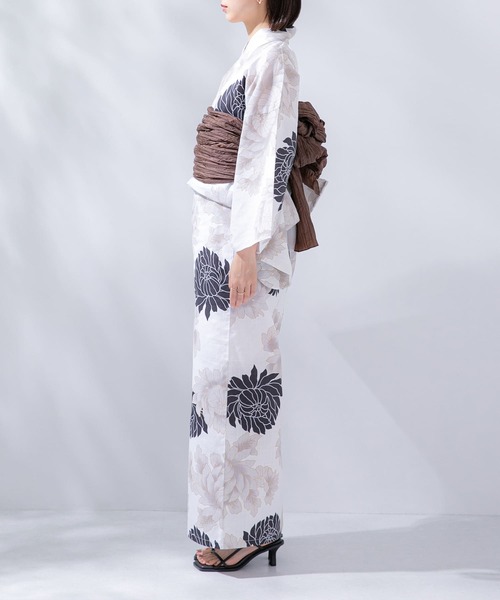 SENSE OF PLACE by URBAN RESEARCH（センスオブプレイスバイアーバンリサーチ）の「浴衣2点セットB(変織紅梅)（浴衣・レディース・ホワイト系その他/グリーン系その他/その他2/その他1・ONE）」の15枚目の写真