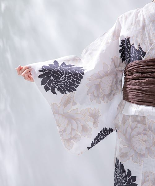 SENSE OF PLACE by URBAN RESEARCH（センスオブプレイスバイアーバンリサーチ）の「浴衣2点セットB(変織紅梅)（浴衣・レディース・ホワイト系その他/グリーン系その他/その他2/その他1・ONE）」の18枚目の写真