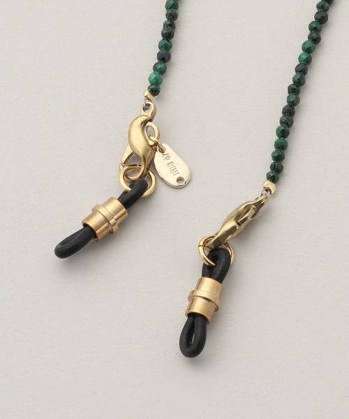 IRIS47(イリスフォーセブン)の「【IRIS47/イリスフォーセブン】MALACITE GLASS CHAIN NECKLACE BO110(ネックレス・レディース・グリーン・FREE)」の5枚目の写真